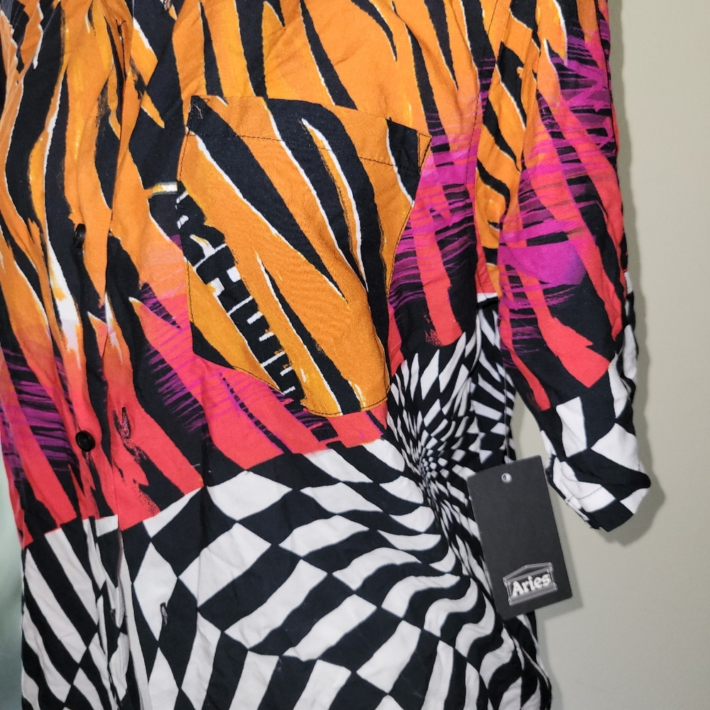 Vans Vault x Aries Distorted Pattern button shirt - Picture 5 of 10